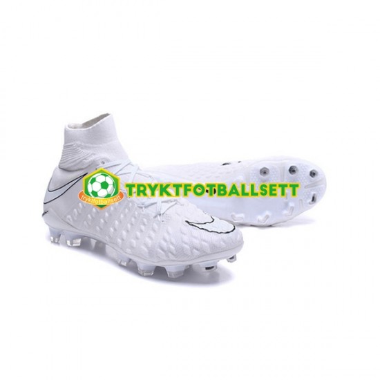 Nike Phantom Hypervenom III Elite DF FG Hvit Fotballsko