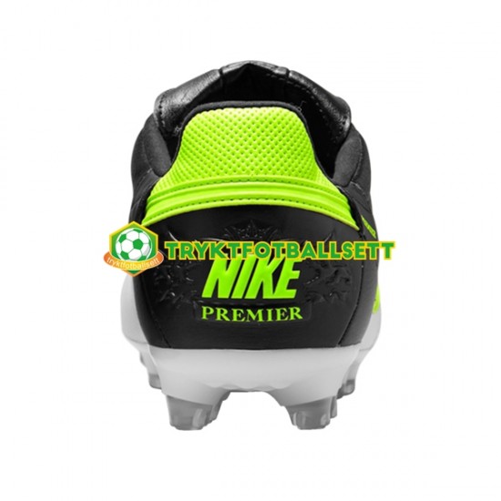 Nike Premier III FG Svart Hvit Gul Fotballsko