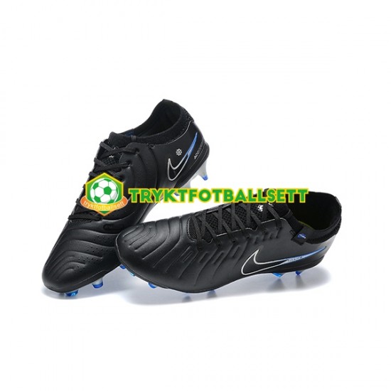 Nike Tiempo Legend 10 Elite FG Svart Blå Fotballsko