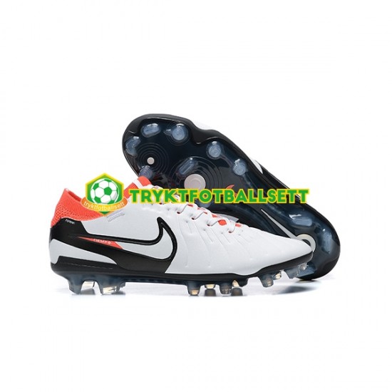 Nike Tiempo Legend 10 Elite FG Svart Oransje Hvit Fotballsko