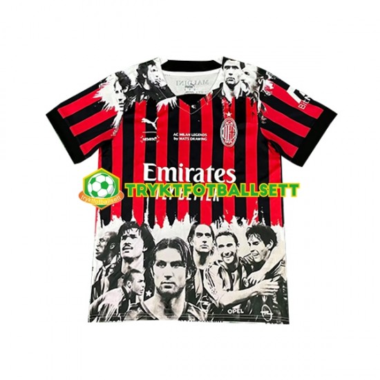 Herre AC Milan drakt Commemorative Edition Hjemme 2022-23 Korte Ermer