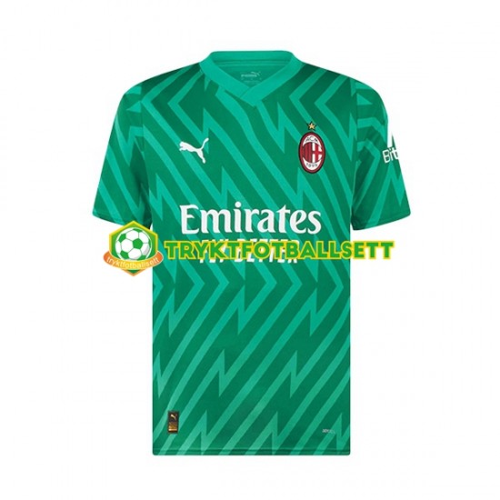 Herre Keeper AC Milan drakt Mike Maignan 16 Hjemme 2023-2024 Korte Ermer