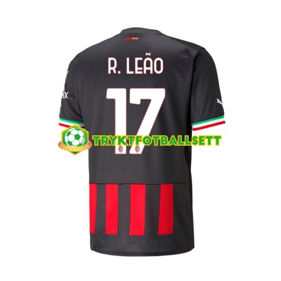 Herre AC Milan drakt Rafael Leao 17 Hjemme 2022-23 Korte Ermer