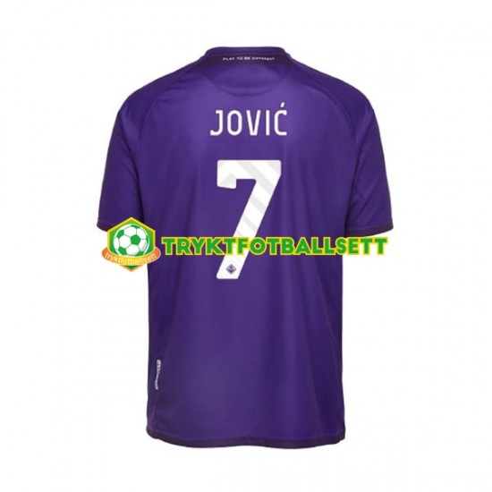 Herre Fiorentina drakt Jovic 7 Hjemme 2022-23 Korte Ermer