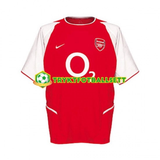 Herre Arsenal drakt 2002 Retro Hjemme Korte Ermer