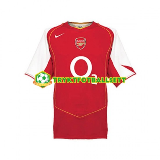 Herre Arsenal drakt Retro Hjemme 2004 Korte Ermer