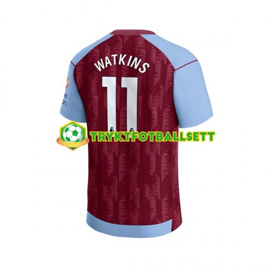 Herre Aston Villa drakt Ollie Watkins 11 Hjemme 2023-2024 Korte Ermer