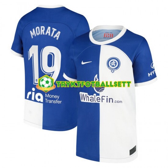 Herre Atlético Madrid drakt Morata 19 120 Anniversary Hjemme 2022-23 Korte Ermer