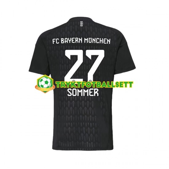 Herre Keeper FC Bayern München drakt Yann Sommer 27 Hjemme 2023-2024 Korte Ermer