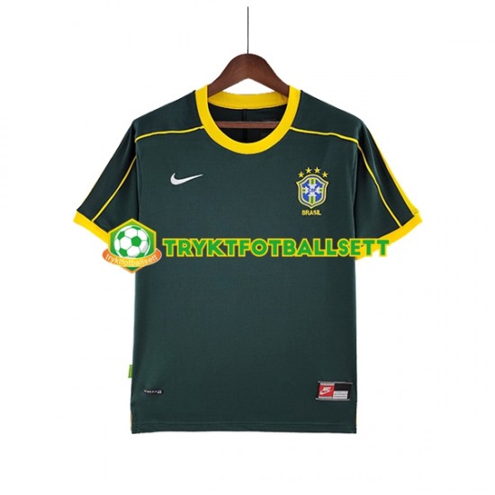 Herre Keeper Brasil drakt 1998 Retro Borte Korte Ermer