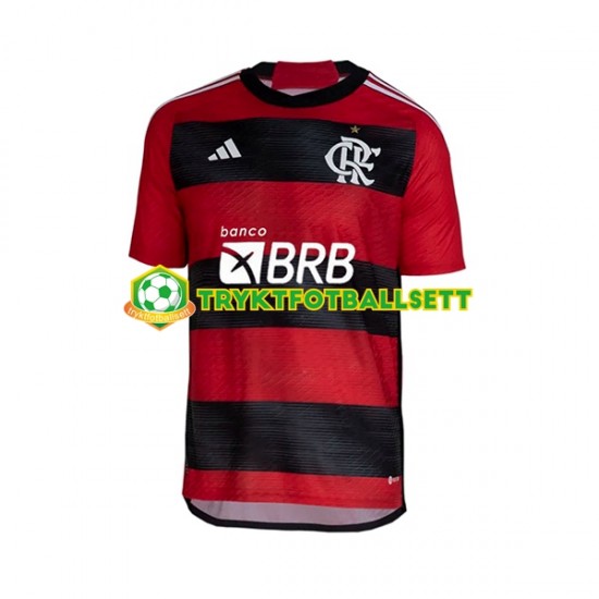 Herre CR Flamengo drakt Hjemme 2023-2024 Korte Ermer