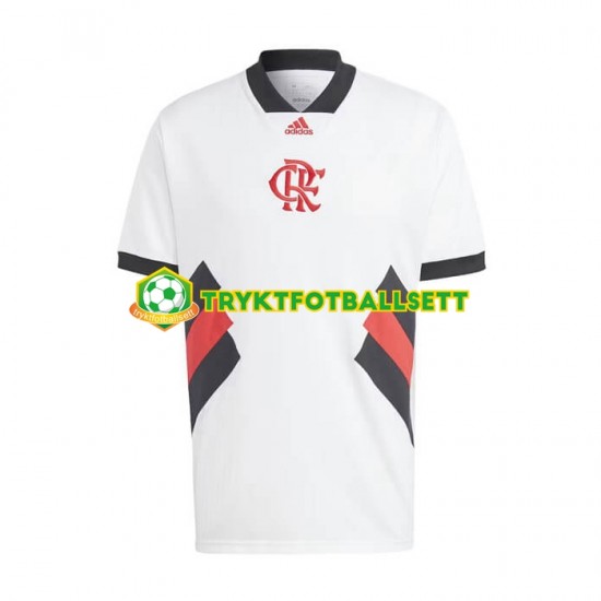 Herre CR Flamengo drakt Icon Retro Hjemme 2022-23 Korte Ermer