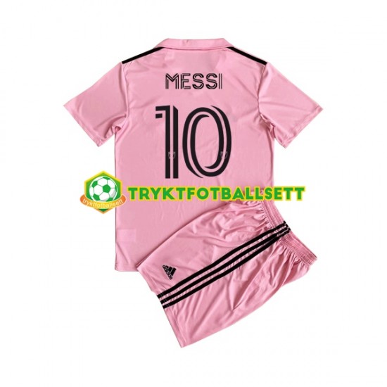 3-13 år Barn Inter Miami drakt Lionel Messi 10 Hjemme 2023 Korte Ermer