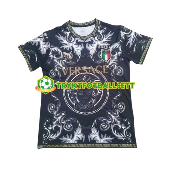 Herre Italia drakt Versace 2023-2024 Svart Korte Ermer