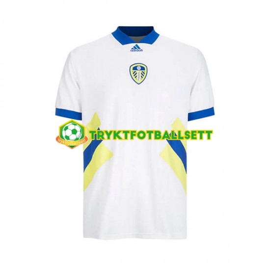 Herre Leeds United drakt Icon Retro Hjemme 2022-23 Korte Ermer