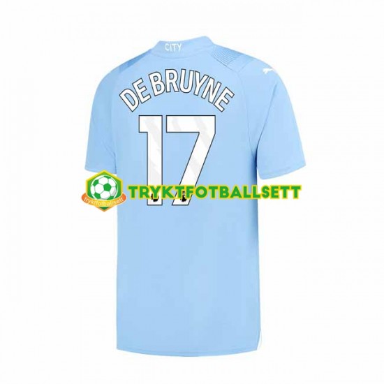 Herre Manchester City drakt Kevin De Bruyne 17 Hjemme 2023-2024 Korte Ermer