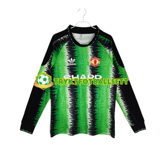 Herre Keeper Manchester Utd drakt -1991 Retro Hjemme 1990 Langermet