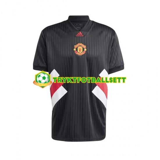 Herre Manchester Utd drakt Icon Retro Hjemme 2022-23 Korte Ermer