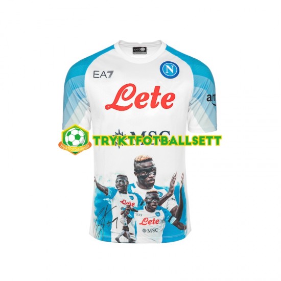 Herre Napoli drakt Face Game Osimhen 9 Hjemme 2022-23 Korte Ermer