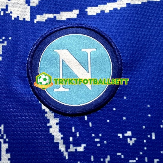 Herre Napoli drakt Maradona Champions Special Edition Hjemme 2023 Korte Ermer