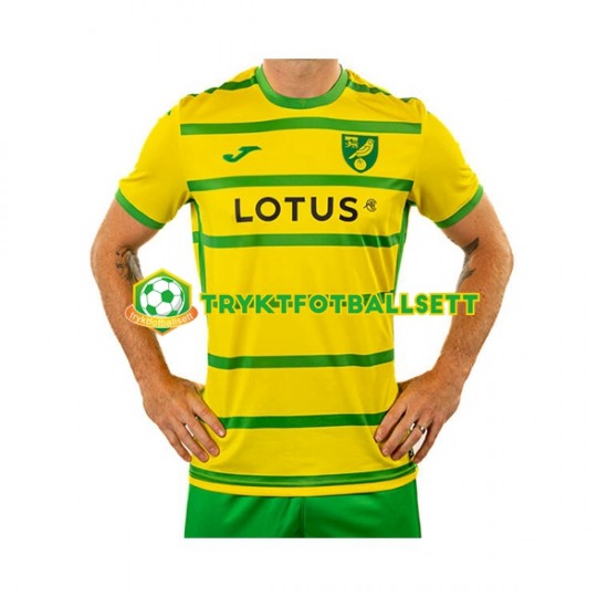 Herre Norwich City drakt Hjemme 2023-2024 Korte Ermer