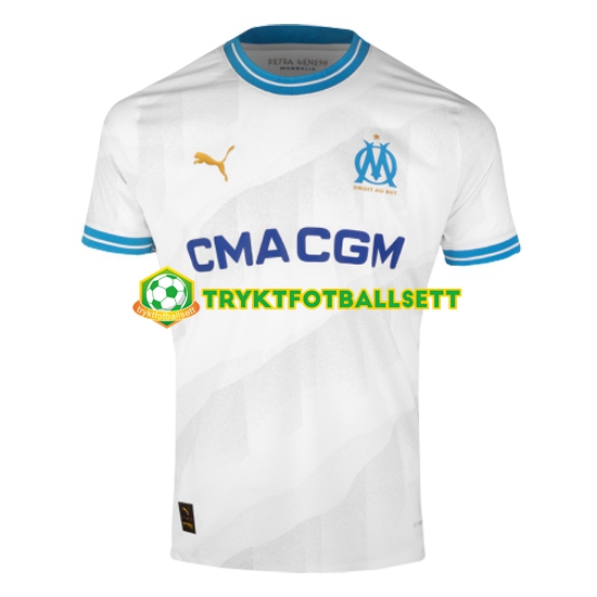 Herre Olympique de Marseille drakt Hjemme 2023-2024 Korte Ermer