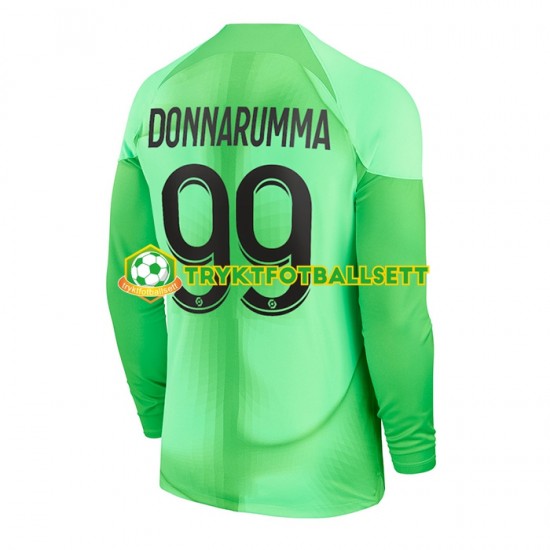 Herre Keeper Paris Saint-Germain drakt Gianluigi Donnarumma 99 Hjemme 2022-23 Langermet