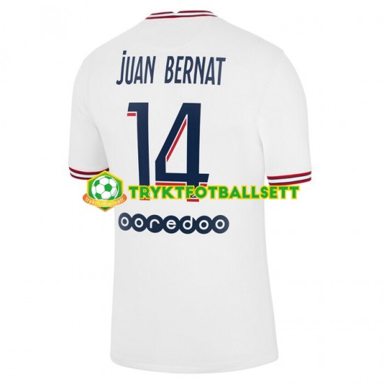 Herre Paris Saint-Germain drakt Juan Bernat 14 Fjerde 2021-22 Korte Ermer