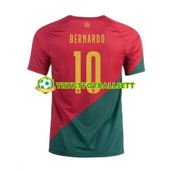 Herre Portugal drakt Bernardo 10 Hjemme VM 2022 Korte Ermer