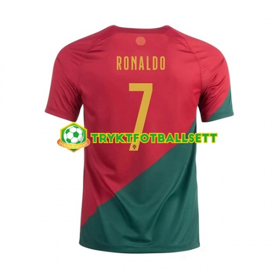 Herre Portugal drakt Ronaldo 7 Hjemme VM 2022 Korte Ermer