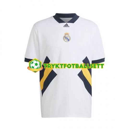 Herre Real Madrid drakt Icon Retro Hjemme 2022-23 Korte Ermer