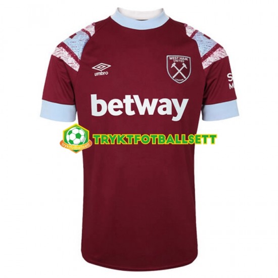 Herre West Ham United drakt Hjemme 2022-23 Korte Ermer