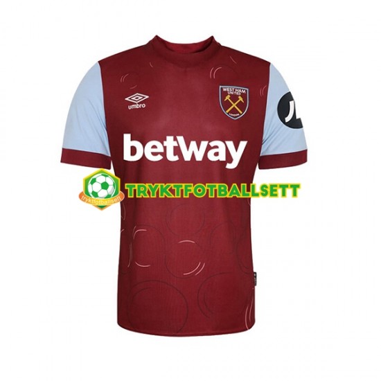 Herre West Ham United drakt Hjemme 2023-2024 Korte Ermer