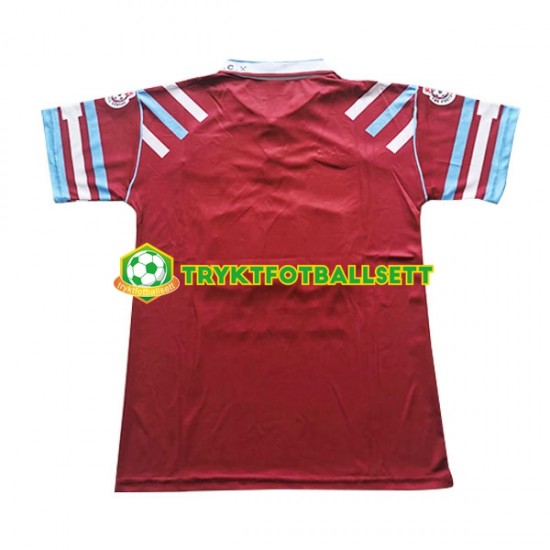 Herre West Ham United drakt Retro Hjemme 1991-1992 Korte Ermer