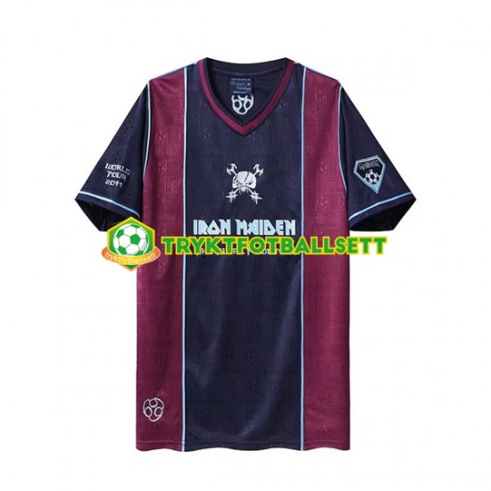 Herre West Ham United drakt Iron Maiden Retro Hjemme 2011 Korte Ermer