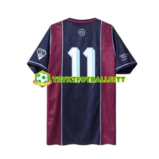 Herre West Ham United drakt Iron Maiden Retro Hjemme 2011 Korte Ermer