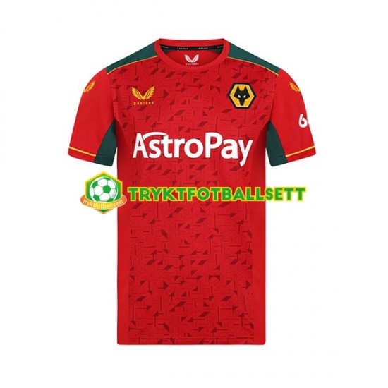 Herre Wolverhampton Wanderers drakt Borte 2023-2024 Korte Ermer