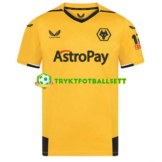 Herre Wolverhampton Wanderers drakt Hjemme 2022-23 Korte Ermer