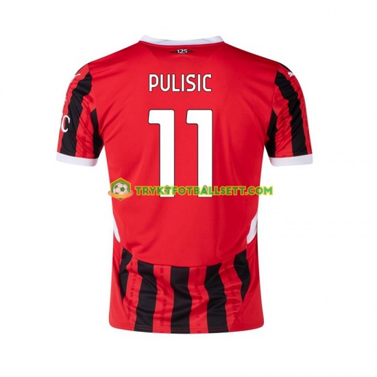 Herre AC Milan drakt Pulisic 11 Hjemme 2024-2025 Korte Ermer