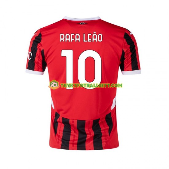 Herre AC Milan drakt RAFA LEAO 10 Hjemme 2024-2025 Korte Ermer