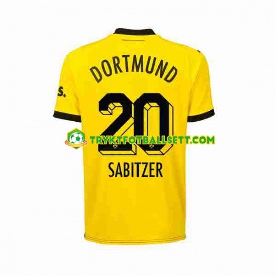 Herre Borussia Dortmund drakt Marcel Sabitzer 20 Hjemme 2023-2024 Korte Ermer