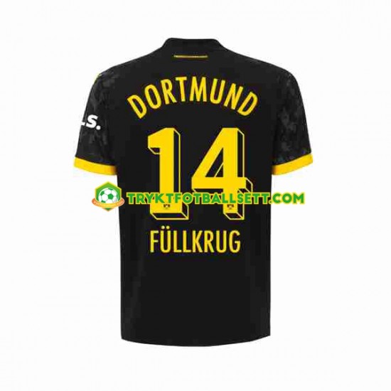 Herre Borussia Dortmund drakt Niclas Fullkrug 14 Borte 2023-2024 Korte Ermer