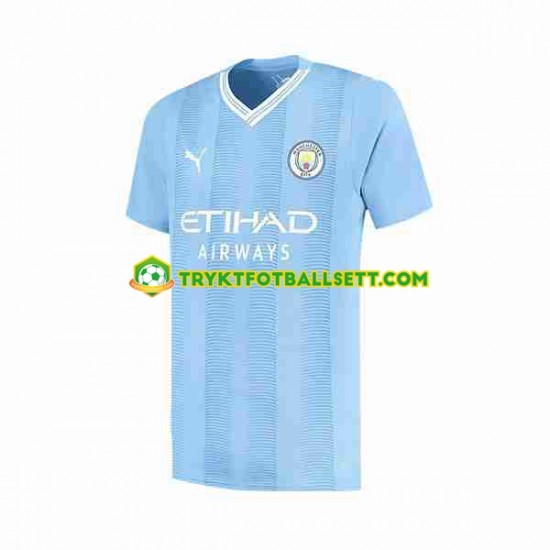 Herre Manchester City drakt Haaland 9 Special Printing Hjemme 2023-2024 Korte Ermer