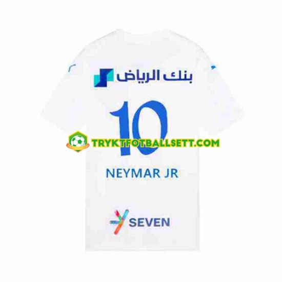 Herre Al Hilal drakt Neymar JR 10 Borte 2023-2024 Korte Ermer