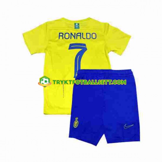 3-13 år Barn Al-Nassr drakt Ronaldo 7 Hjemme 2023-2024 Korte Ermer