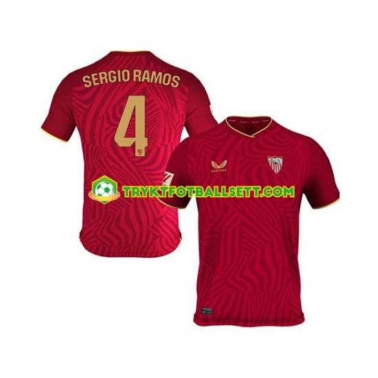 Herre Sevilla FC drakt Sergio Ramos 4 Borte 2023-2024 Korte Ermer