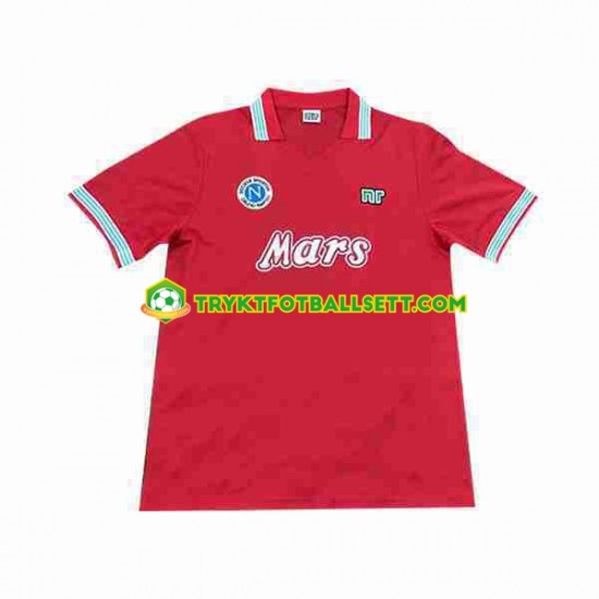 Herre Napoli drakt 1988 1989 Retro Tredje Korte Ermer