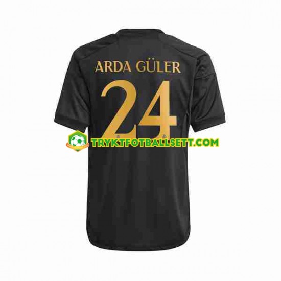 Herre Real Madrid drakt Arda Guler 24 Tredje 2023-2024 Korte Ermer