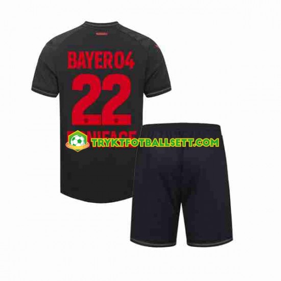 3-13 år Barn Bayer 04 Leverkusen drakt Victor Boniface 22 Hjemme 2023-2024 Korte Ermer