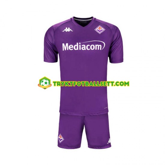 3-13 år Barn Fiorentina drakt Hjemme 2024-2025 Rød Korte Ermer